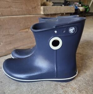 Crocs Jaunt Shorty Rain Boot in Blue Women's Size 9